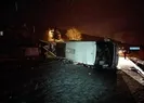 Yolcu otobüsü TIRa çarptı! Ölü ve yaralılar var