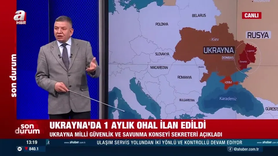 Ukrayna’da 1 aylık OHAL ilan edildi