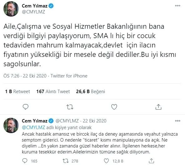 Cem Yılmaz SMA hastalarıyla ilgi kirli propagandanın maşası oldu! Yalanları bitmedi - 1
