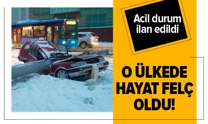 Rusya'da hayat felç oldu! Acil durum ilan edildi