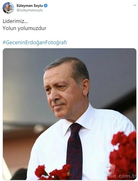 Başkan Erdoğan için başlatılan ’Gecenin Erdoğan Fotoğrafı’ hashtagi Twitter’da gündem oldu