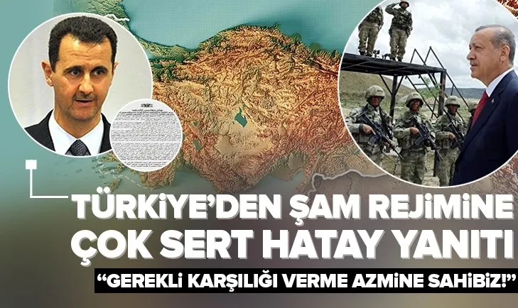 Son dakika: Türkiye’den Şam rejimine çok sert Hatay yanıtı