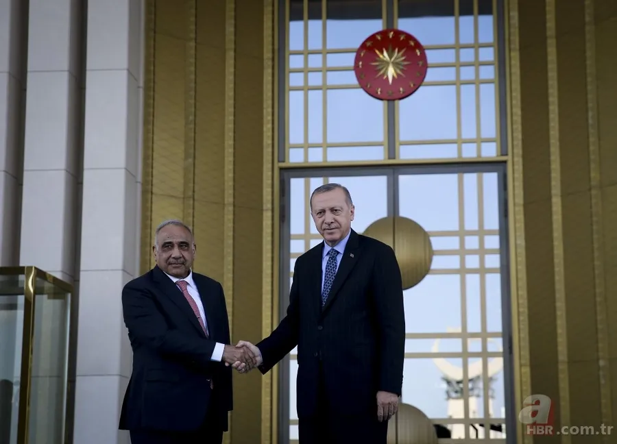 Başkan Erdoğan, Irak Başbakanı Abdulmehdi'yi resmi törenle karşıladı 17