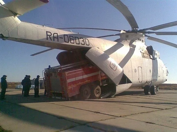 Dünyanın en büyük helikopteri Mil Mi-26