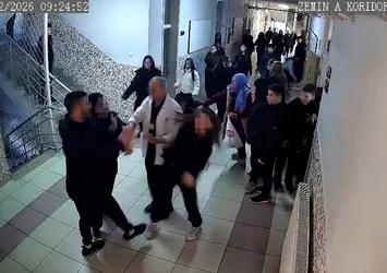 Konya’da okulda borbalık