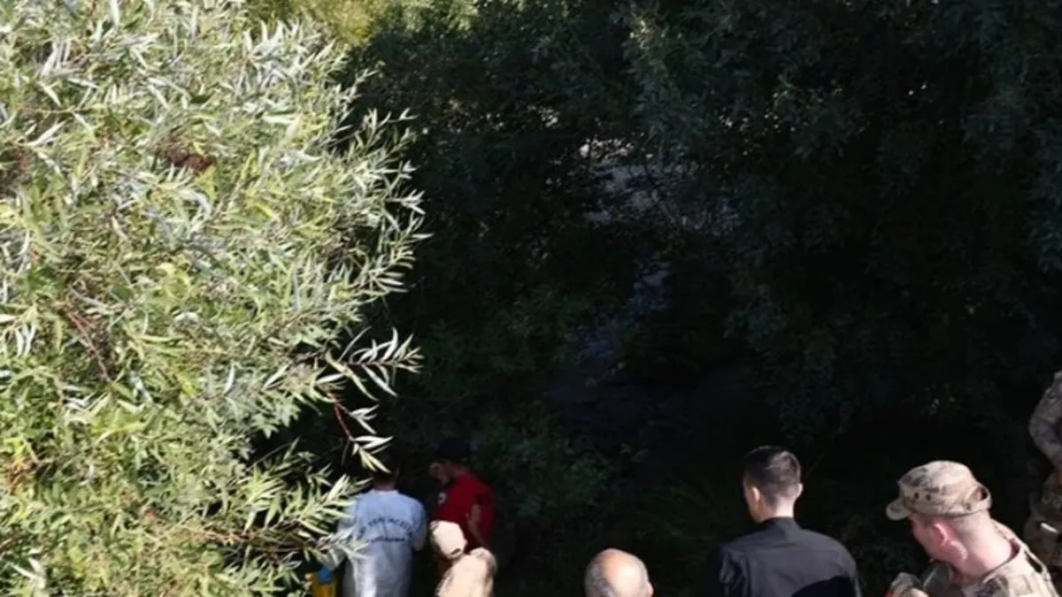 Narin'in cesedinin bulunduğu anlar görüntülendi! Çuvaldan da pil çıktı