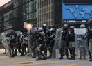 Hong Kongda polis şiddetini artırdı! Protestoculara gerçek mermi ile müdahale