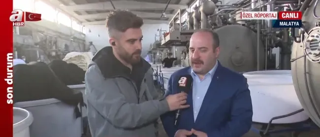 Sanayi ve Teknoloji Bakanı Mustafa Varan A Haber’de! OSB’lerde deprem sonrası üretim