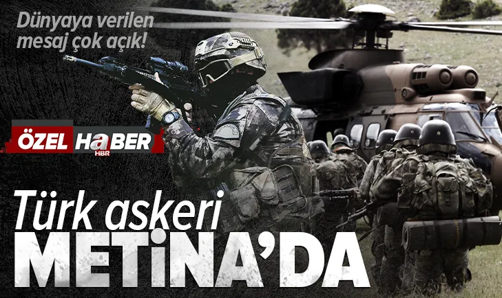 Metina'ya hava destekli kara harekatı! Irak'ın kuzeyindeki PKK hedefleri ağır şekilde vuruluyor