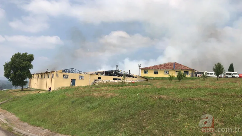 Son dakika: Sakarya Hendek'te havai fişek fabrikasında patlama! A Haber ekipleri patlama bölgesinde! İşte ilk görüntüler 15