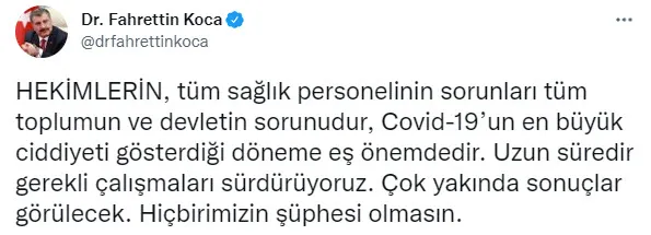 Son dakika: Sağlık Bakanı Koca'dan sağlık çalışanlarını ilgilendiren flaş açıklama! - 2
