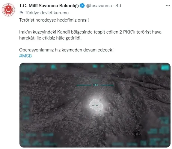 Son dakika: İHA’lar peş peşe havalandı! PKK’ya Kandil’de darbe