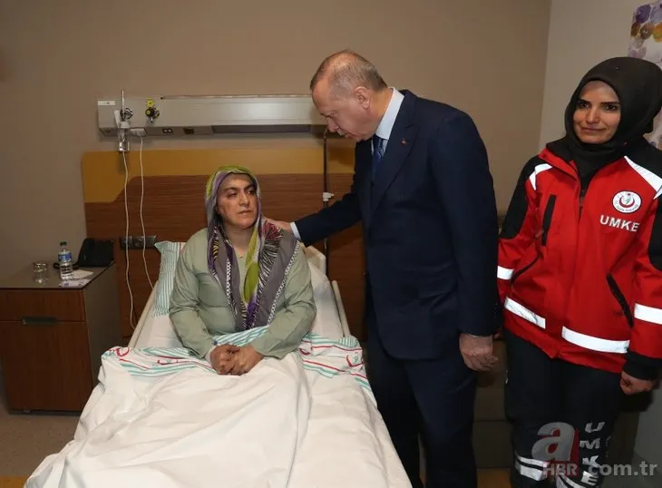Başkan Erdoğan Elazığ’daki depremde yaralanan vatandaşları ziyaret etti
