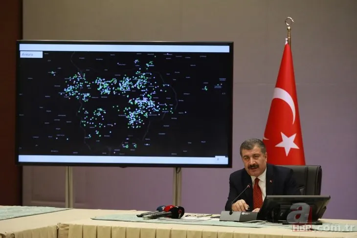 Türkiye'nin koronavirüs haritası Bakan Koca tarafından paylaşıldı! İşte Türkiye'nin koronavirüs haritası