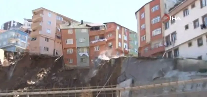 Kagithane De Feci Olay 4 Katli Bina Coktu