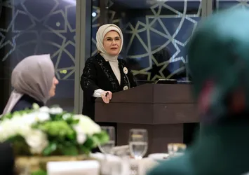 Emine Erdoğan New York'ta TASC'ın geleneksel iftarına katıldı: Dünyaya umut kaynağı olan Türkiye'nin temsilcilerisiniz