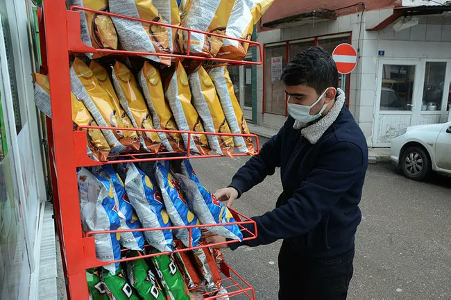 Ordu'da sürüklenen cips standının peşinden böyle koştu! - 3