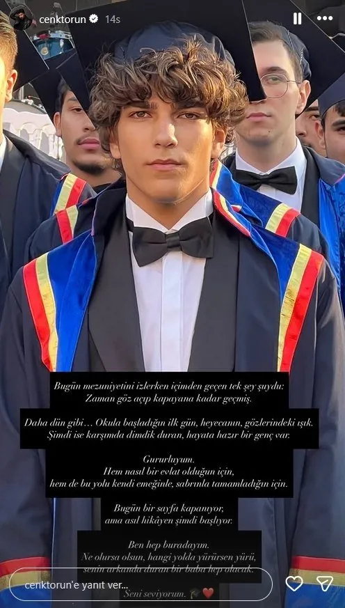 Cenk Torun’un oğlu ağızları açık bıraktı! Babasının gençliği