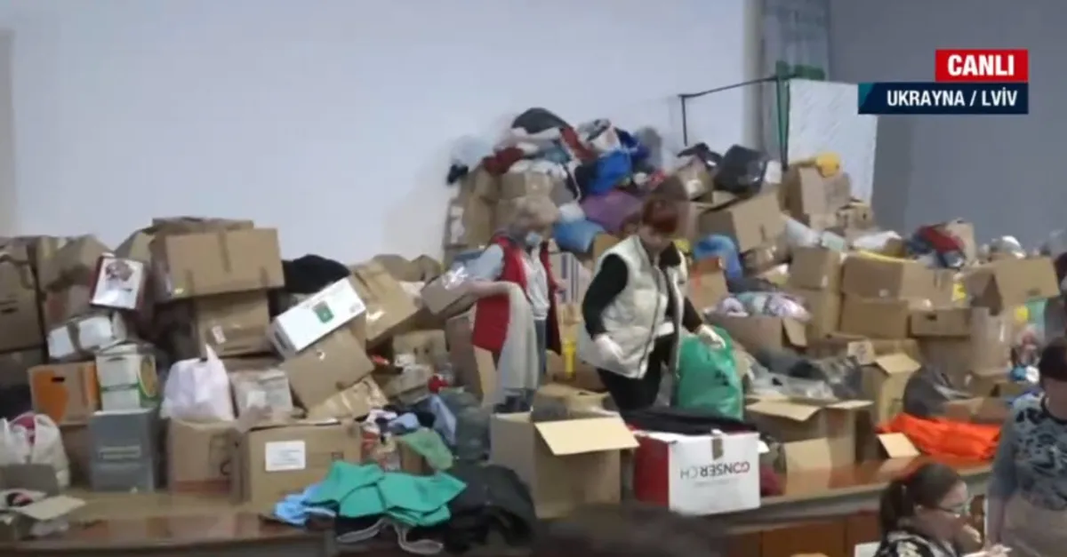 Savaş mağdurlarına insani yardım