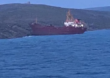 Çanakkale Bozcaada açıklarında gemi kazası!