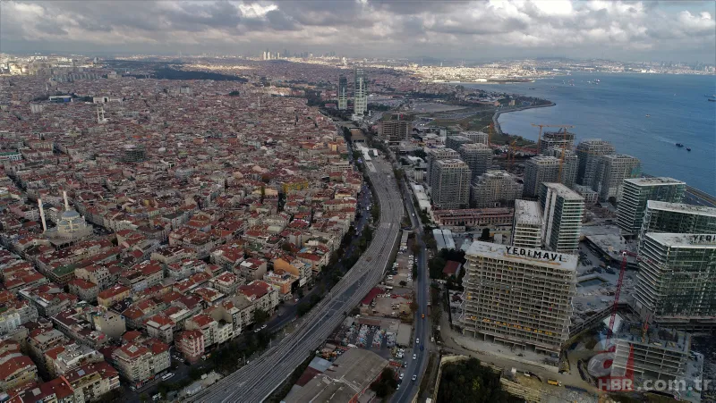Yüzde 94'ü tamamlanan Halkalı-Gebze banliyö tren hattı havadan görüntülendi 5