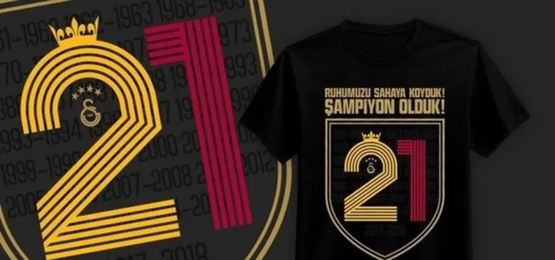 Şampiyona özel tişört