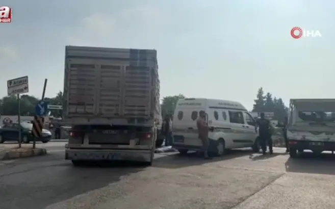 Tırın çarptığı kadın hayatını kaybetti