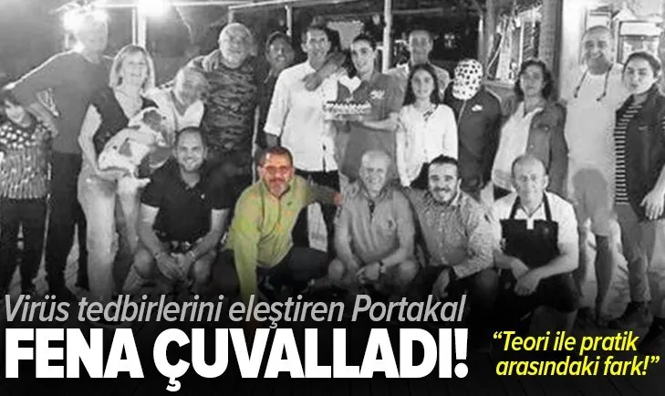 Koronavirüs tedbirlerini eleştiren Fatih Portakal fena çuvalladı: Sosyal mesafesiz doğum günü partisi!