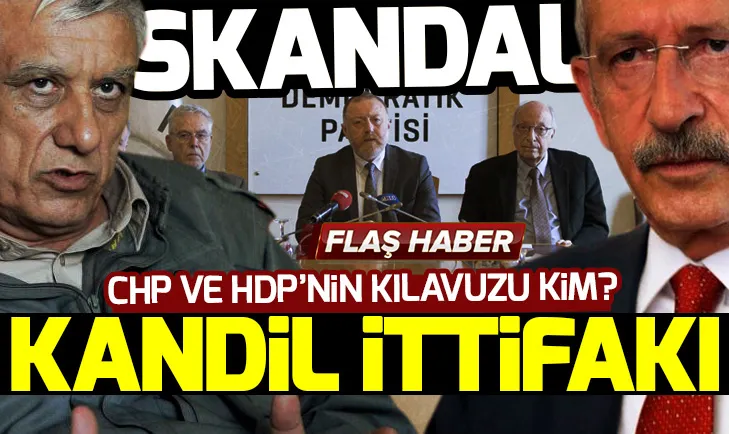 Teröristbaşı çağrı yaptı CHP ve HDP ittifakı hızlandırdı!