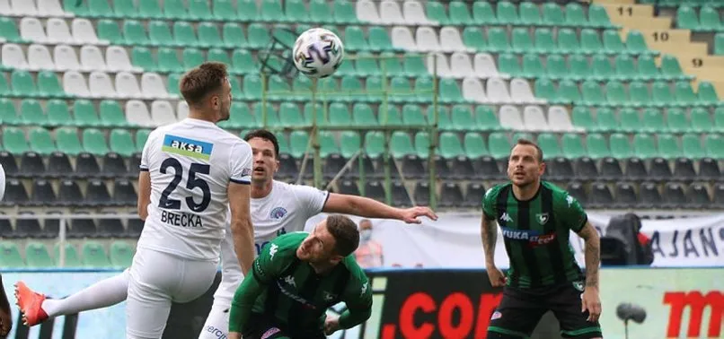 Denizlispor ile Kasımpaşa: 1-1 MAÇ SONUCU ÖZET