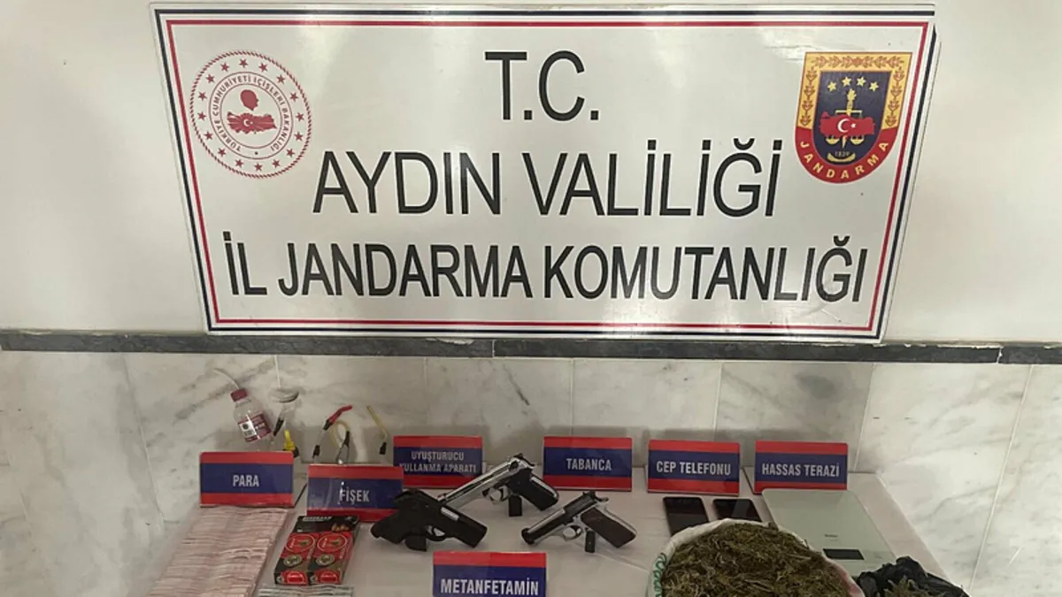 Aydın'da uyuşturucu operasyonu: 2 tutuklama