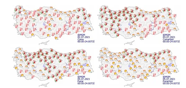 2 Temmuz İstanbul, İzmir, Ankara hava durumu: Bugün hava nasıl olacak? Meteoroloji İstanbul için saat verip uyardı - 4