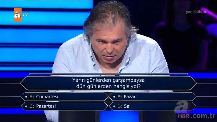 Milyoner'e damga vuran yarışmacı: Bu soruda elenmek marifet ister! ''Onur öğrencisi olarak mezun oldum'' dedi ama...