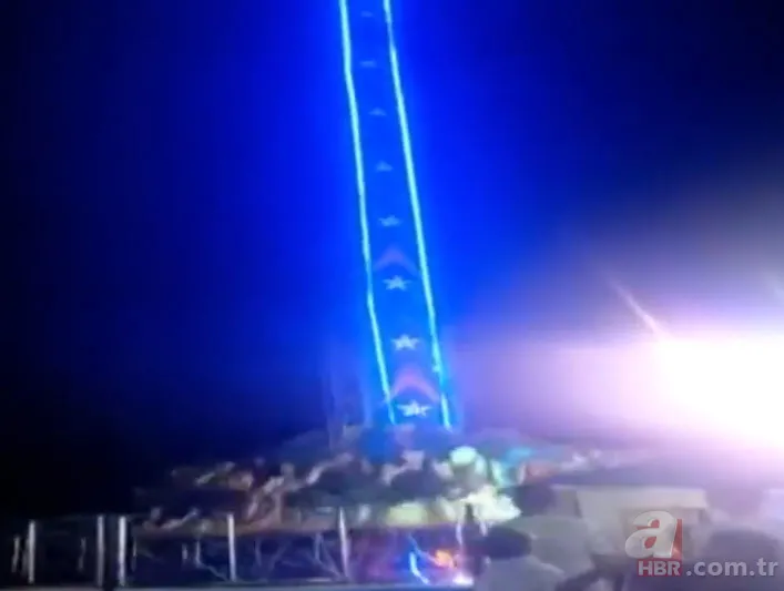 Lunaparkta büyük facia! Metrelerce yükseklikten yere çakıldılar 4