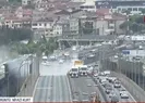 Haliç Köprüsünde asfalt çalışması! Trafik kilit