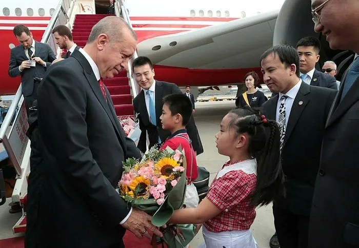 Başkan Erdoğan Çin’in başkenti Pekin’de