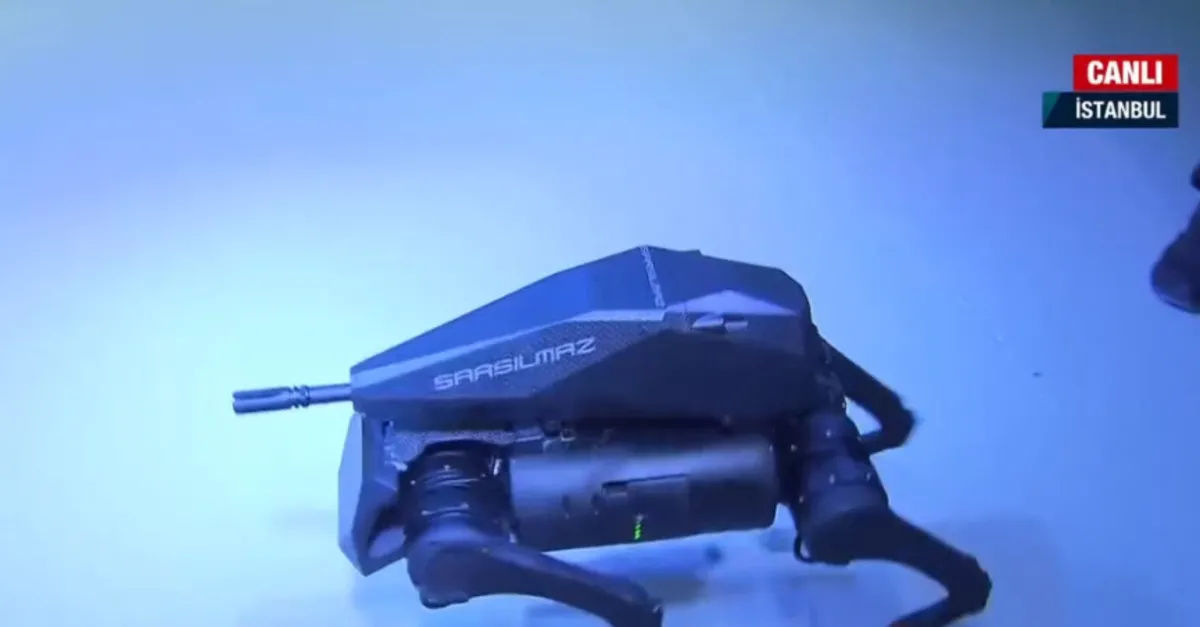 Yerli ve milli silahlı robot "Sarbot"