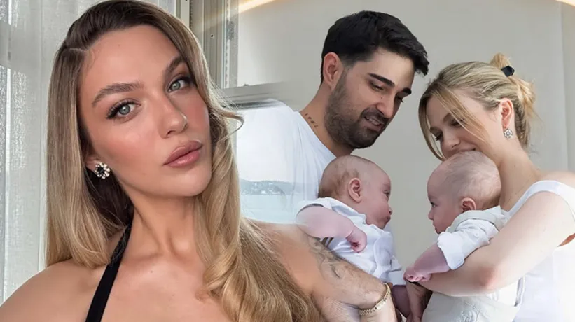 Minik Tatlısesler'in keyfi yerinde! Yasemin Şefkatli ikizlerin son halini paylaştı
