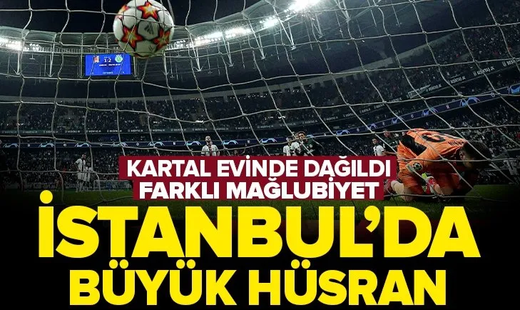 İstanbul’da büyük hüsran I Beşiktaş 1-4 Sporting Lizbon MAÇ SONUCU-ÖZET