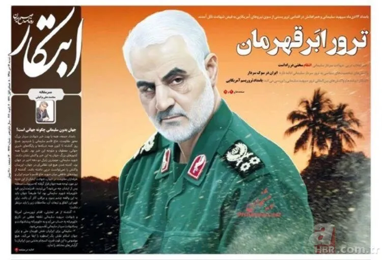 Kasım Süleymani suikastının ardından İran gazeteleri bu manşetlerle çıktı! 10