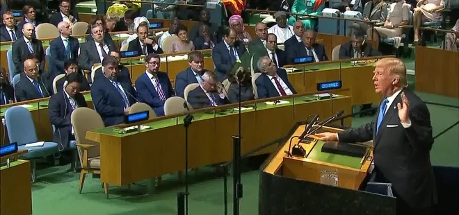 ABD BAŞKANI DONALD TRUMP: KUZEY KORE'Yİ TAMAMEN YOK EDERİZ