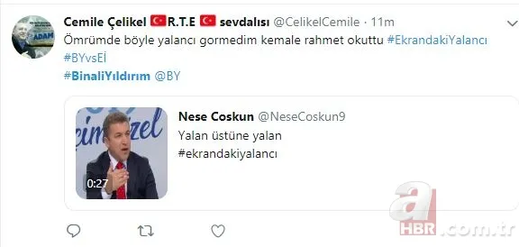 CHP adayı Ekrem İmamoğlu'nu canlı yayında 'Yıldırım' çarptı! Sosyal medya Binali Yıldırım'ı konuşuyor 7