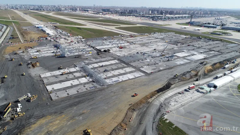 Başkan Erdoğan duyurmuştu! Atatürk Havalimanı'nda başlayan çalışmalar havadan görüntülendi 24