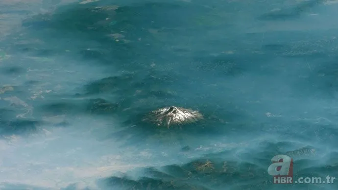 NASA Raikoke volkan patlamasını uzaydan görüntüledi 21