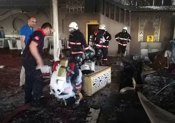 Malatya'da düğün salonunda korkutan yangın