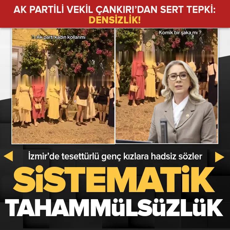 İzmir’de tesettürlü kadınlara yönelik tepki çeken sözler!