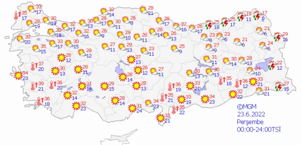 1655563269579.png Afrika'dan yoğun sıcak hava dalgası geliyor! 43 dereceyi görecekler! Türkiye'yi etkileyecek mi? İşte güncel hava durumu - 13