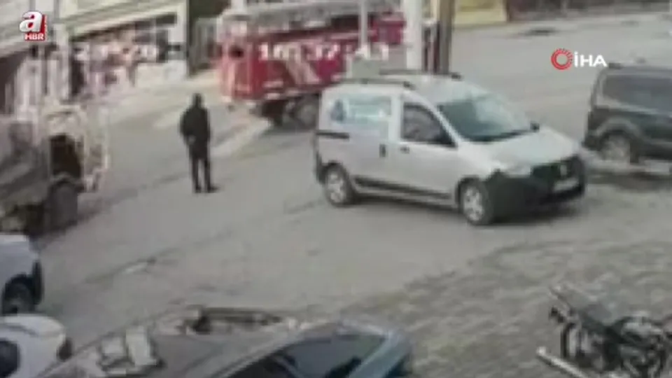 İzmir’de feci kaza kamerada