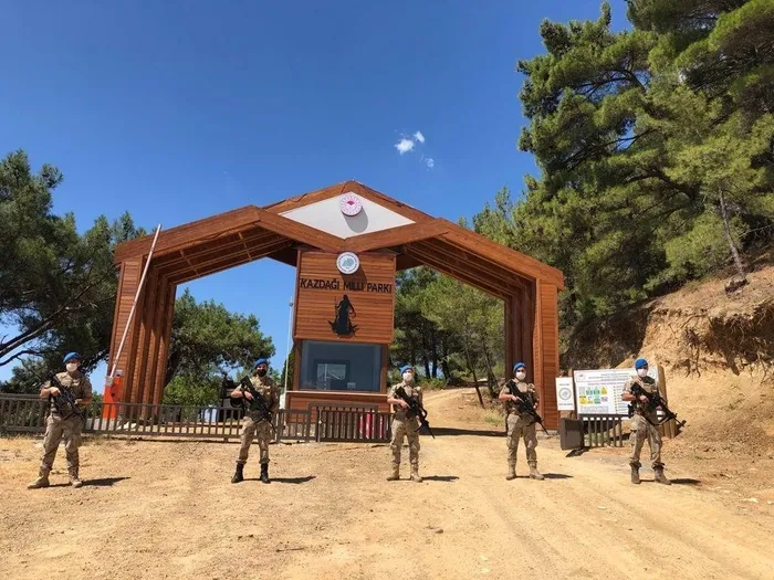 Orman yangınlarına karşı Kazdağları’na 24 saat komando koruması - 5