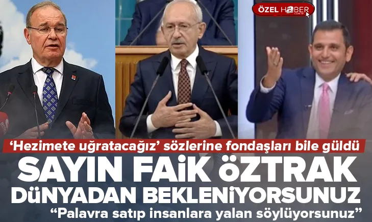 Faik Öztrak hangi dünyada yaşıyor?